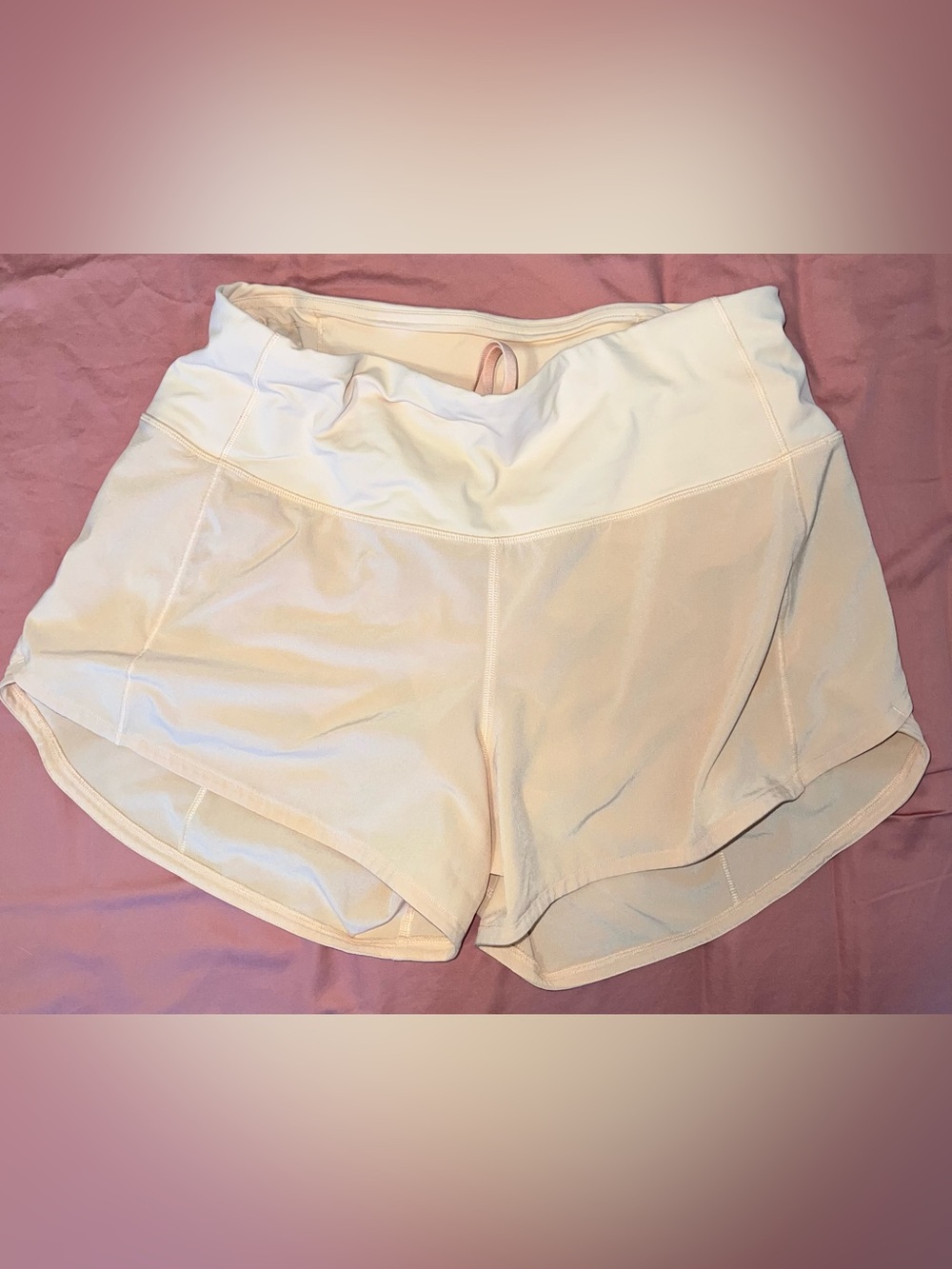 Lululemon peach colored shorts